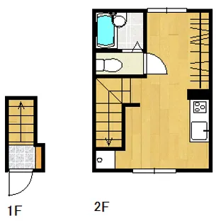 ソフィスコート宮島口西【2階】の間取り