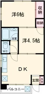 ハイツカネヨ【3階】の間取り
