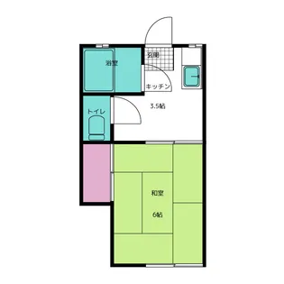 グリーンコーポ【2階】の間取り
