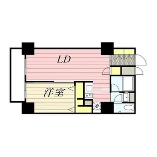 HF駒沢公園レジデンスTOWER【5階】の間取り