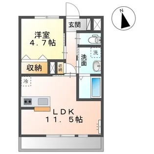 千葉県木更津市金田東4【アパート】の間取り