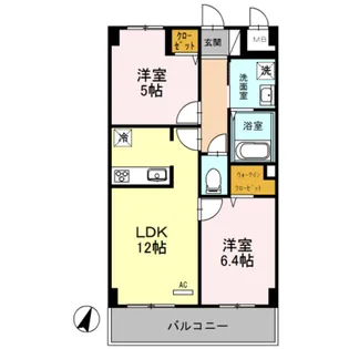 グランチェスタ【2階】の間取り