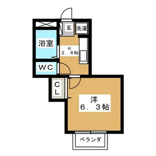 グランネス菊名【2階】の間取り