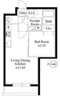 グランパセオ代々木上原IIの間取り