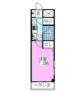 R FIELDS FUNABASHI【3階】の間取り