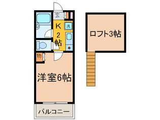 プレシャスハイツ武蔵中原A【1階】の間取り