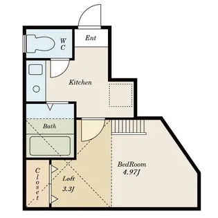 G・Aヒルズ六浦【2階】の間取り
