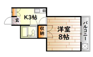 広島県広島市中区南千田西町【マンション】の間取り