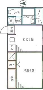 ベルメゾン【3階】の間取り