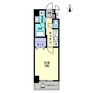 岡山県岡山市北区南中央町【マンション】の間取り