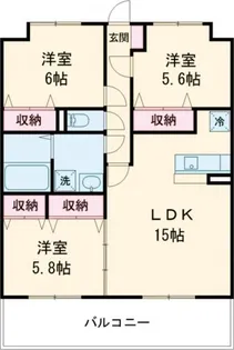 アステージ【6階】の間取り