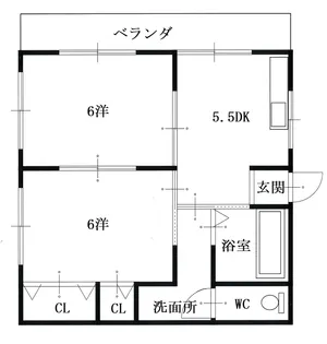 ウイングハイツ 205【2階】の間取り
