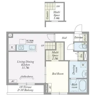 My Style vintage 桜台【1階】の間取り