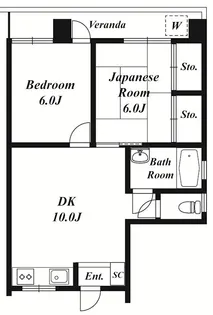 木田ビル【3階】の間取り