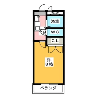 エルメゾン東海通【3階】の間取り