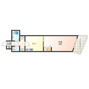 アマノール本田【3階】の間取り