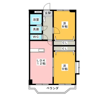 T.Fコンフォート【3階】の間取り