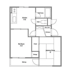 エレガン学芸大学【1階】の間取り
