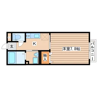 エアフォルク小松島【2階】の間取り