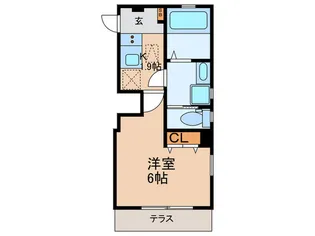 キャッスルホワイト柳橋【1階】の間取り