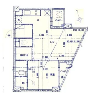 ベルジューレ高輪の間取り