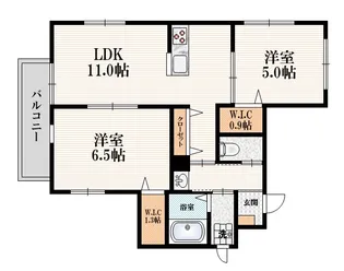 コート ドール【3階】の間取り