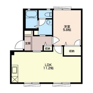 Lumiere【1階】の間取り