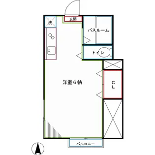 メゾン・ド・パルク【2階】の間取り