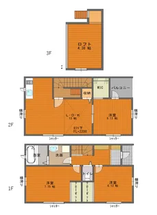 ポルクの間取り