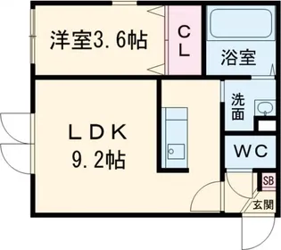 ステージ表町【1階】の間取り