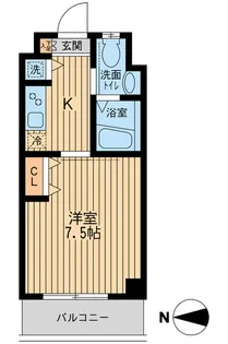 サンライズ中十条II【2階】の間取り