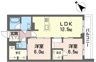 フェリシード野沢【2階】の間取り