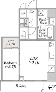 ルミーク浅草【2階】の間取り