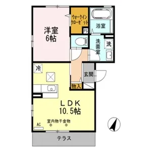 プリマヴェーラ【1階】の間取り