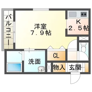 SUMICLOIV【2階】の間取り