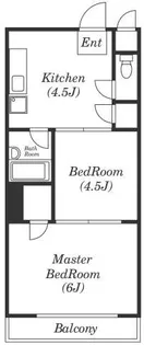 ヒルトップクラルテ【2階】の間取り