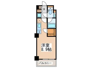 ザ・パークハビオ新宿【2階】の間取り