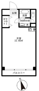 ファミール日本橋【3階】の間取り