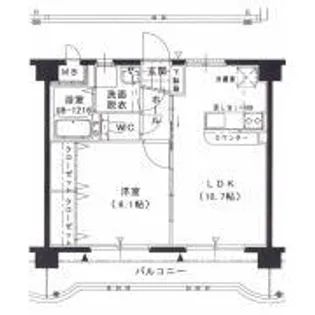 フローランテIの間取り