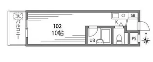 フローラル千歳台【1階】の間取り