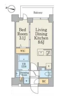 クレストコート大岡山【3階】の間取り