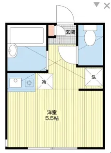 プライムテラス白楽【2階】の間取り