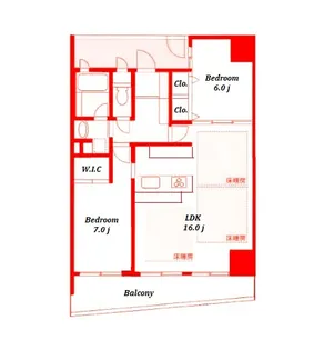 ロワール横濱レムナンツ【7階】の間取り