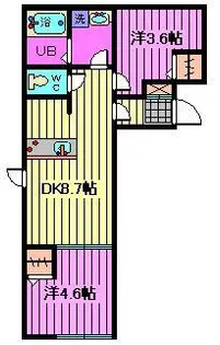 イージスワン【2階】の間取り