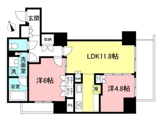 IIHA武蔵野【12階】の間取り