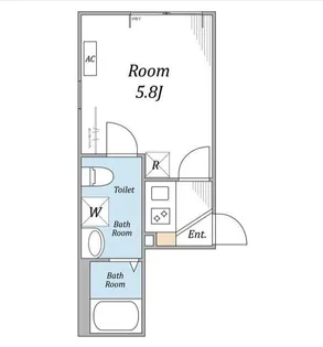 シアターハウス赤羽【3階】の間取り