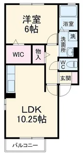 セジュールひまわりII【2階】の間取り