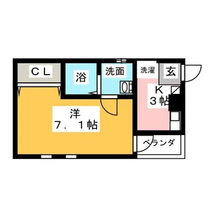A-legato浅間町【2階】の間取り