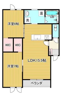 プリマ桂木A【1階】の間取り