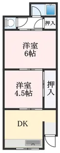 エイト古市【1階】の間取り